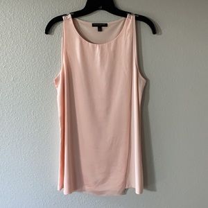 Banana Republic pink two-layer sleeveless blouse
